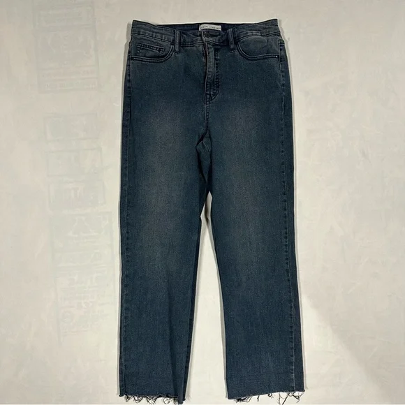 Social Standard by Sanctuary High Rise Crop Straight Jeans Womens 10 - Picture 1 of 6